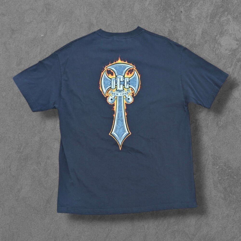 Vintage Y2K Orange County Chopper Biker Motorcycle XL Graphic Tee